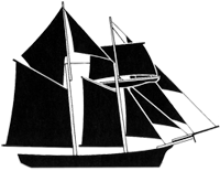 silhouette de bateau
